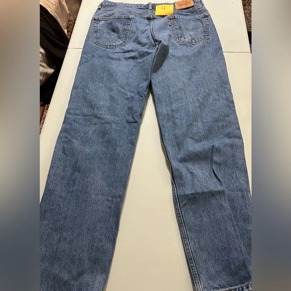Men’s Levi’s 550 Jeans, dark stone wash, relaxed fit, 36x34.  MULTIPLE PAIRS!